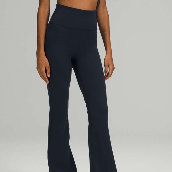 Lululemon Groove Super-High-Rise Flared Pant Nulu - Black - Picture 1 of 4